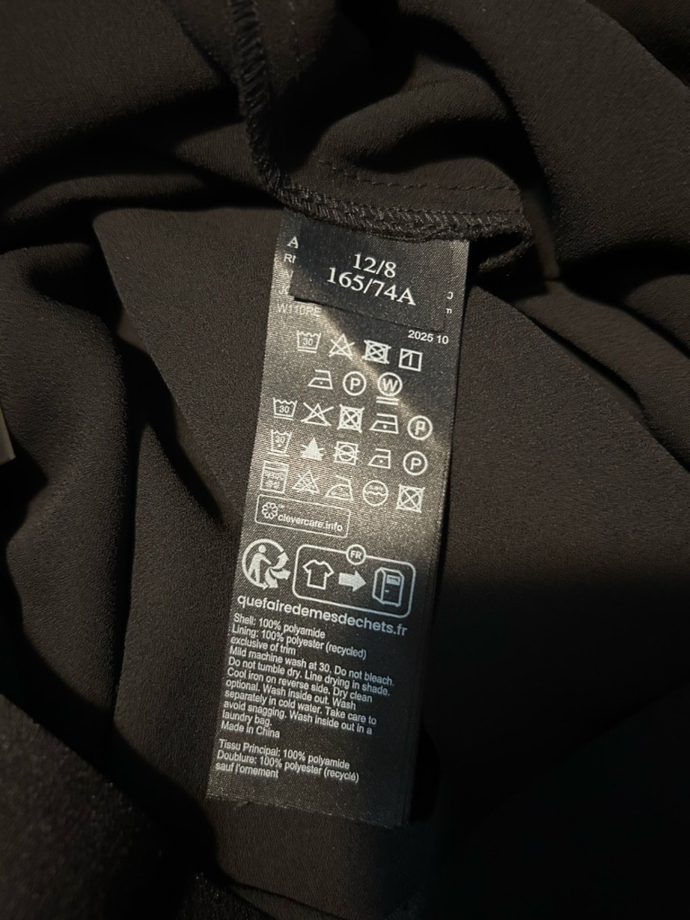 Allsaints Josie Asymmetric Lace Skirt in Black - Picture 11 of 13